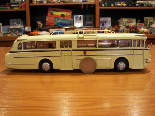 Ikarus 66, autóbusz modell, 1/43 !!!!!!!! Régi játék