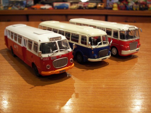 1/72-es autóbusz modellek, Ikarus, Jelcz Régi játék