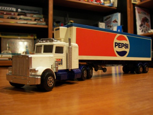 Matchbox Super Kings Peterbilt Refrigeration Truck! Pepsi hűtő kamion! Ólomkatona